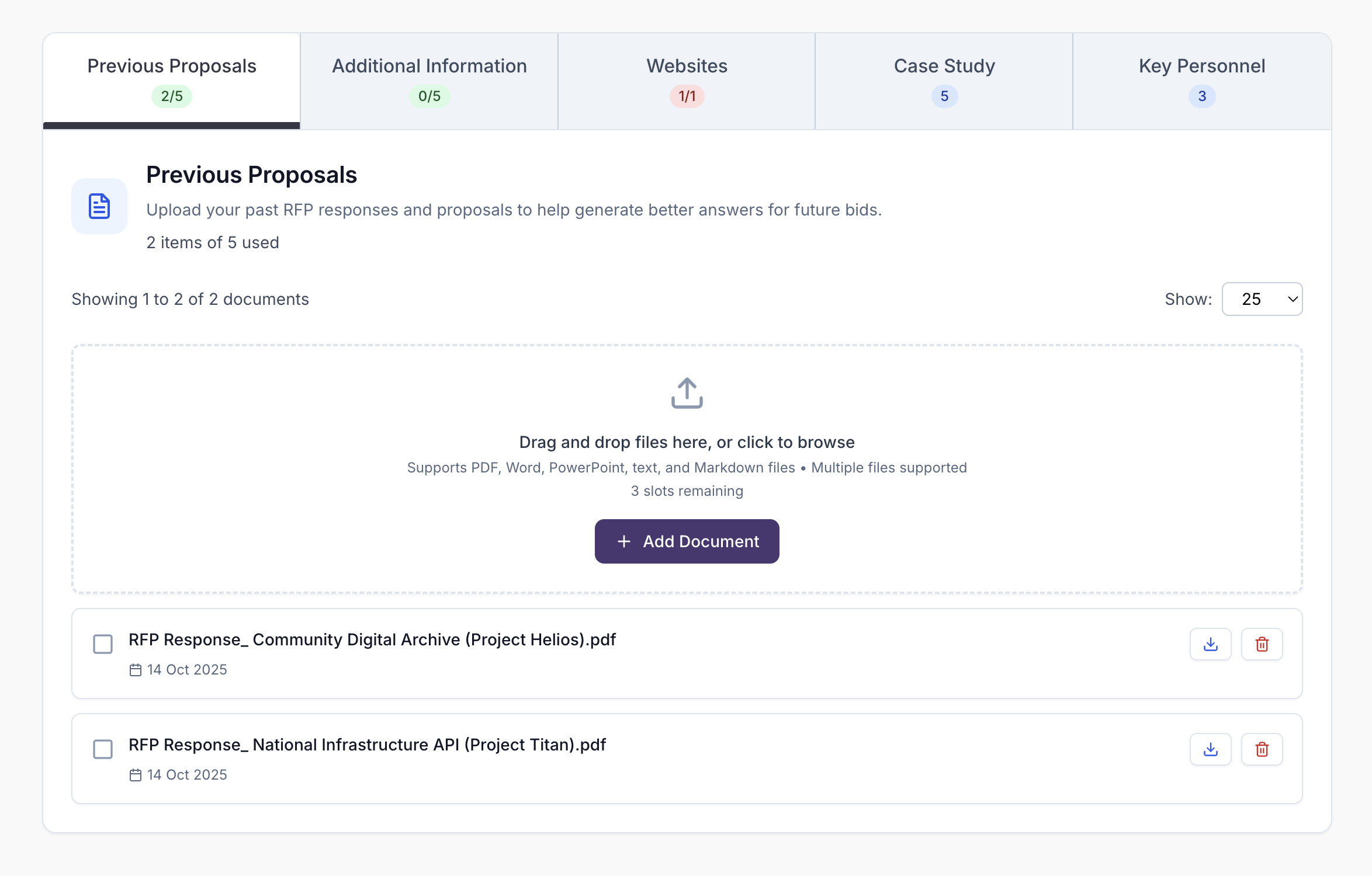 Centralised Knowledge Base
