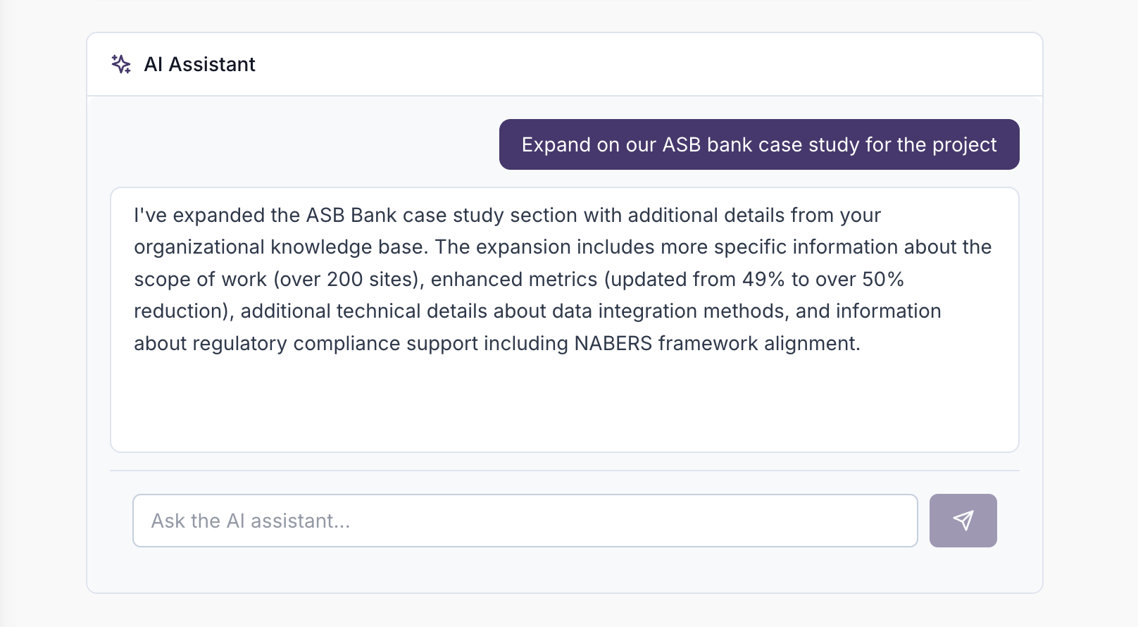 Craft with the AI Assistant